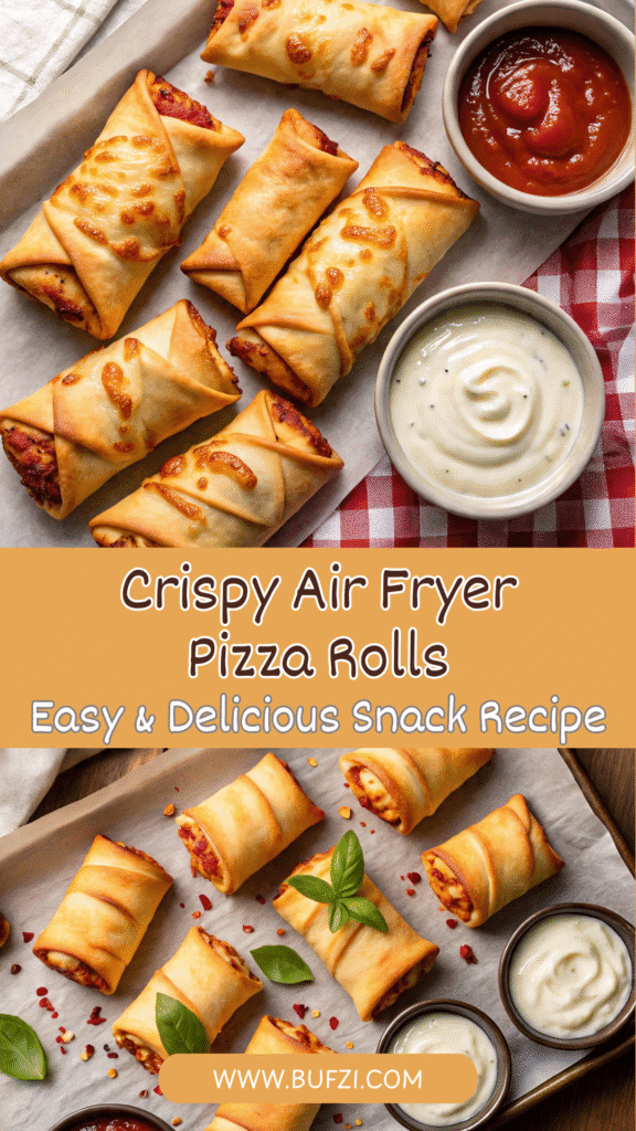 Crispy Air Fryer Pizza Rolls