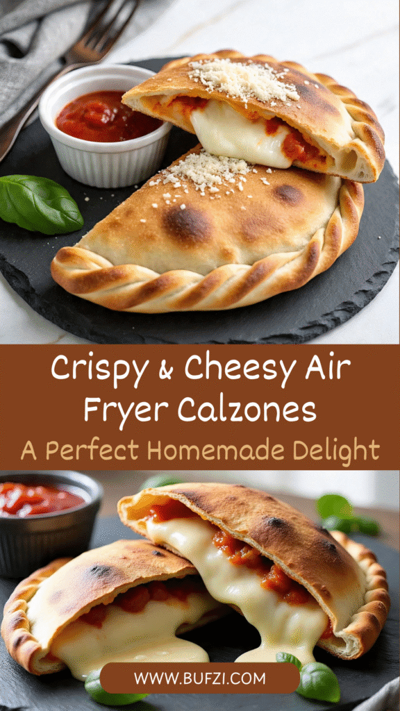 Crispy & Cheesy Air Fryer Calzones