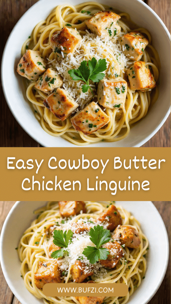 Easy Cowboy Butter Chicken Linguine