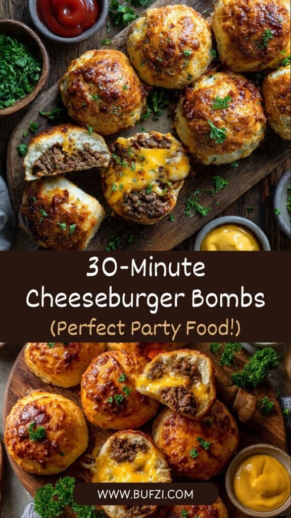 Cheeseburger Bombs