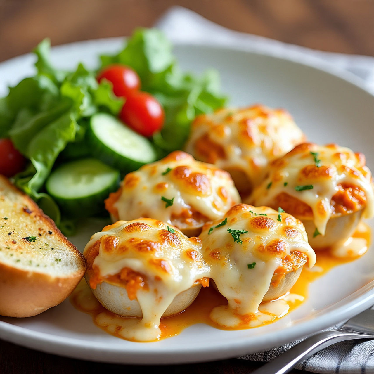 Creamy Buffalo Chicken Stuffed Shells Recipe
