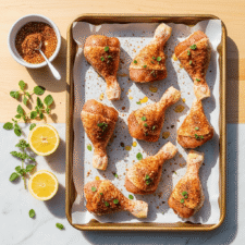 Crispy Baked Chicken Legs Recipe