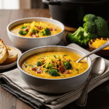 Creamy Broccoli Cheese Soup Recipe