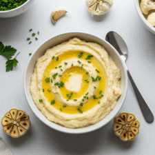 Creamy Garlic Mashed Cauliflower Recipe