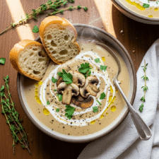 Creamy Mushroom Soup Recipe